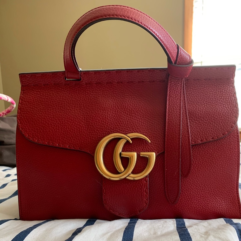 Gucci Marmont Top Handle Bag